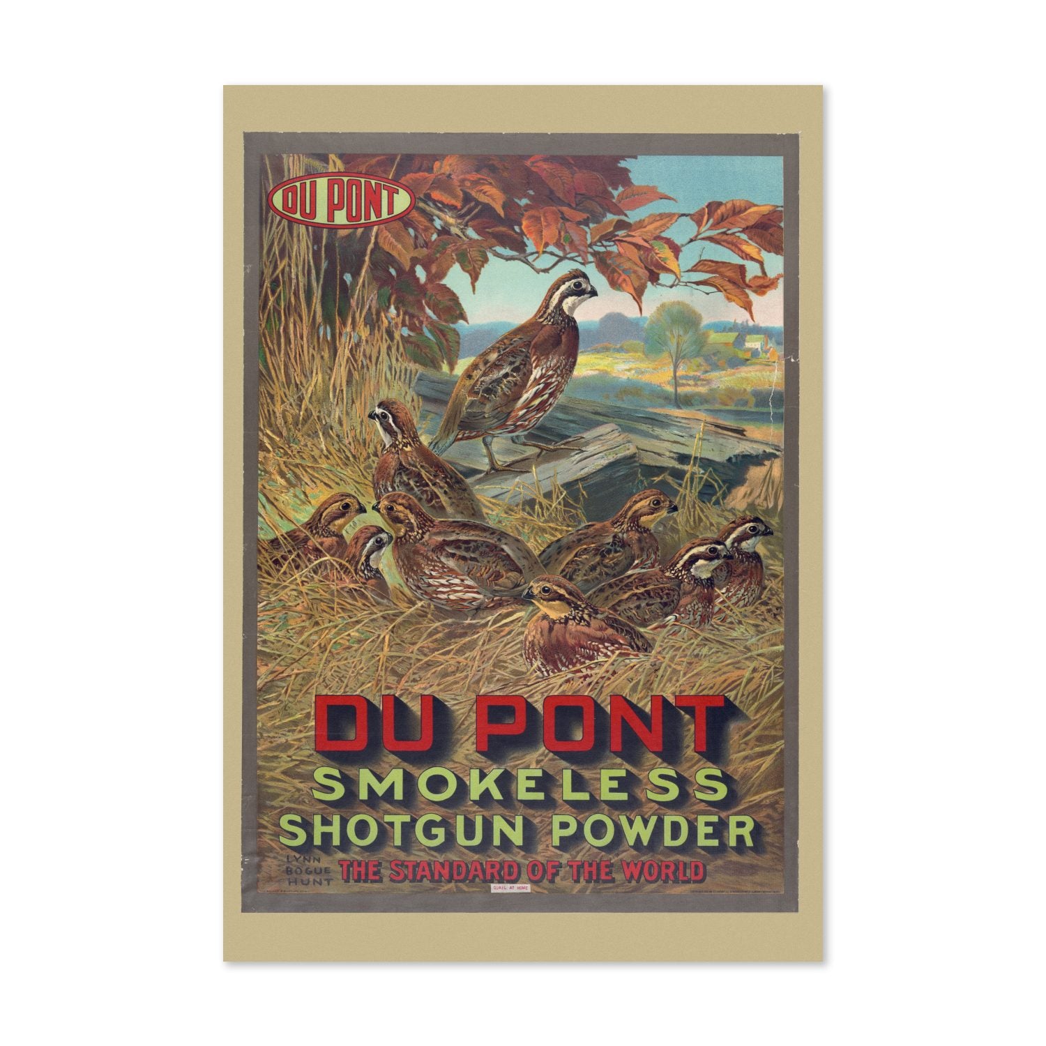 DuPont Smokeless Shotgun Powder poster print